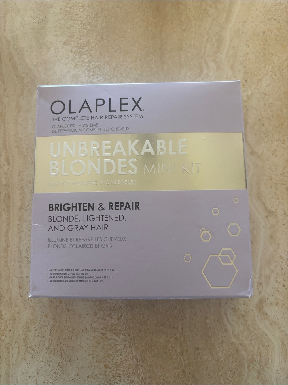 OLAPLEX Unbreakable Blondes Mini Kit - Lavender & Gold